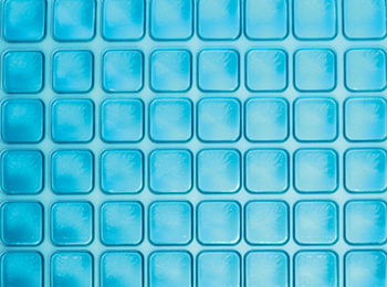 2Kissen GEL-TOUCH-BLUE® GELSCHAUM  Matratzenauflage 7 Zonen Topper 150x200x7cm 